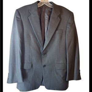 LORO PIANA HICKEY FREEMAN MENS BLAZER 39 short GREY wool suit jacket coat